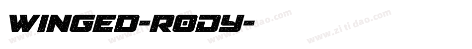 Winged-r0Dy字体转换