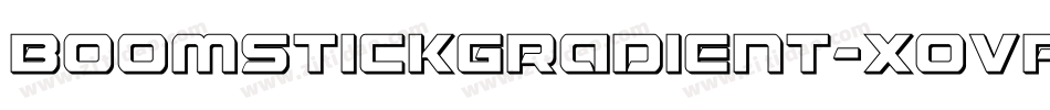 BoomstickGradient-XoVP字体转换