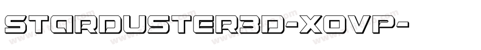 Starduster3D-XOvP字体转换