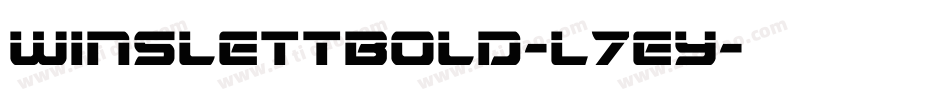 WinslettBold-L7Ey字体转换