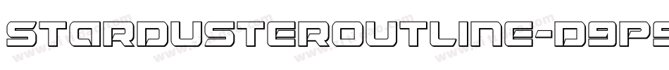 StardusterOutline-D9P9字体转换 StardusterOutline-D9P9字体转换