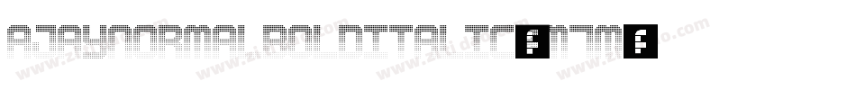 AjayNormalBoldItalic-RM7M字体转换