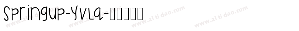 SpringUp-yVLq字体转换