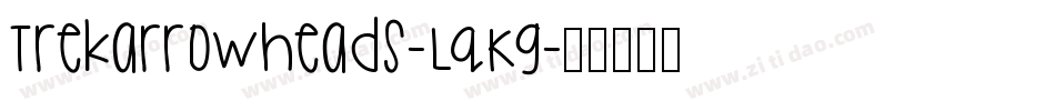 Trekarrowheads-LqKg字体转换