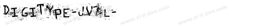 Digitype-jVZl字体转换