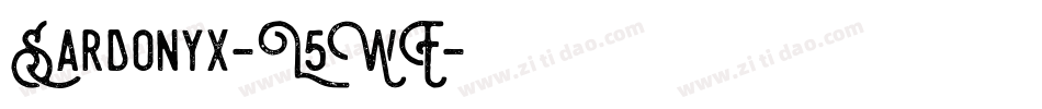 Sardonyx-L5WE字体转换