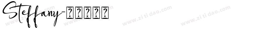 Steffany字体转换