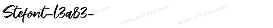 Stefont-L3a83字体转换