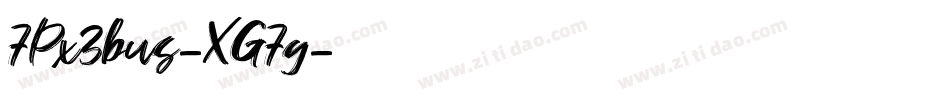 7Px3bus-XG7g字体转换 7Px3bus-XG7g字体转换