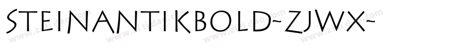 SteinantikBold-zJWX字体转换