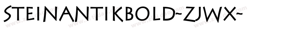 SteinantikBold-zJWX字体转换
