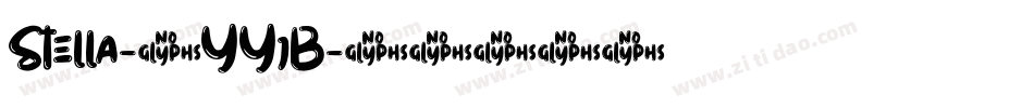 Stella-9YYjB字体转换
