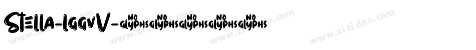 Stella-lggvV字体转换