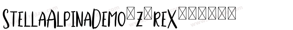 StellaAlpinaDemo-z8reX字体转换