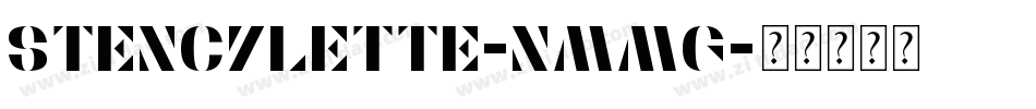 Stencylette-nmmg字体转换