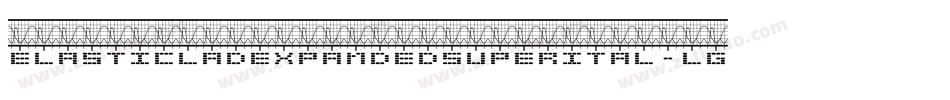 ElasticLadExpandedSuperital-lgK3w字体转换