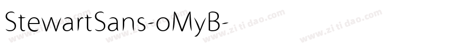 StewartSans-oMyB字体转换