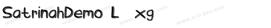 SatrinahDemo-L38xg字体转换