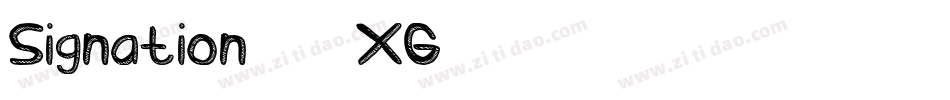 Signation-511XG字体转换 Signation-511XG字体转换