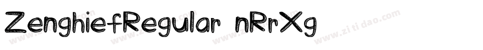 ZenghiefRegular-nRrXg字体转换