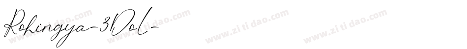 Rohingya-3DoL字体转换
