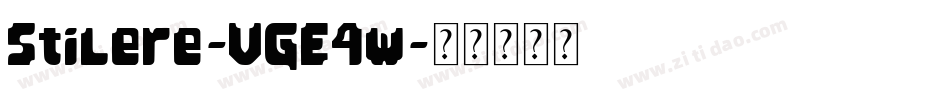 Stilere-VGE4w字体转换