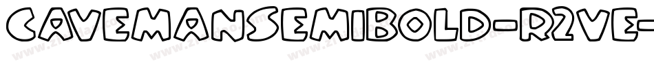 CavemanSemibold-R2Ve字体转换