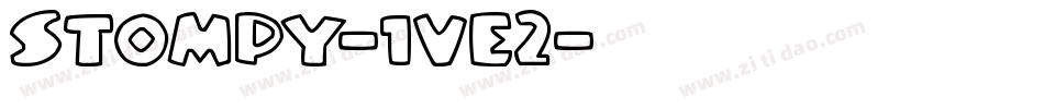Stompy-1ve2字体转换