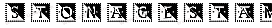 StonagestampNormal-9XOL字体转换