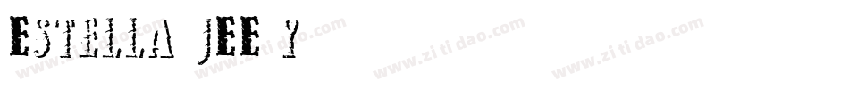 Estella-jEE6y字体转换