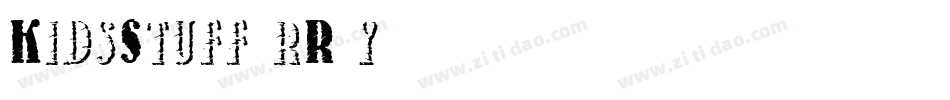 KidsStuff-rR6y字体转换