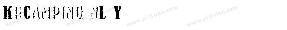 KrCamping-nL6Y字体转换