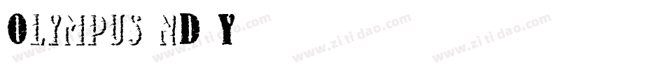 Olympus-nD6Y字体转换
