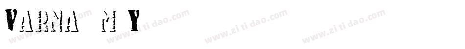 Varna-6m6Y字体转换