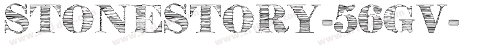 Stonestory-56gv字体转换
