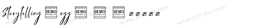 Storytelling-rgg97字体转换