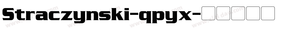 Straczynski-qpyx字体转换