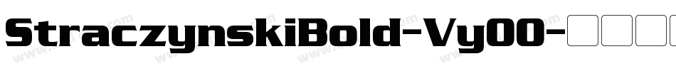 StraczynskiBold-Vy00字体转换