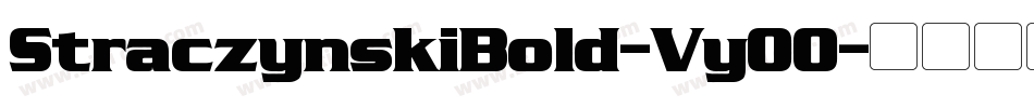 StraczynskiBold-Vy00字体转换