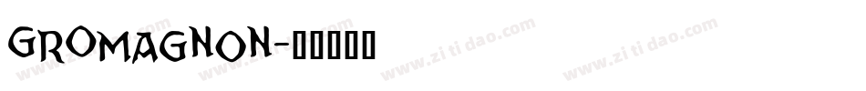 GROmagnon字体转换