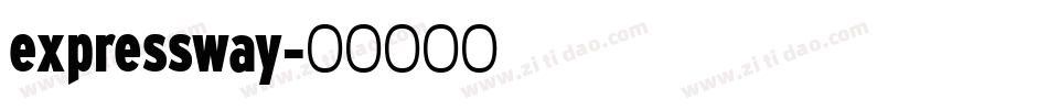 expressway字体转换