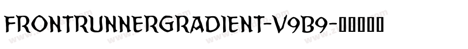 FrontRunnergradient-v9B9字体转换