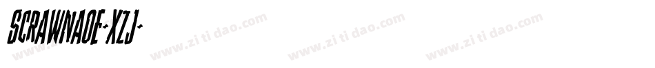 ScrawnAoe-Xzj字体转换