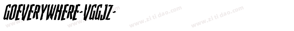 GoEverywhere-VGGjZ字体转换