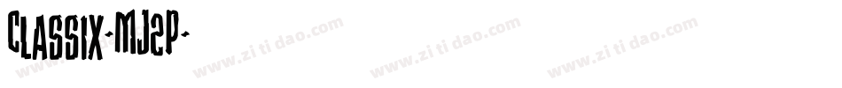 Classix-MJ2P字体转换 Classix-MJ2P字体转换