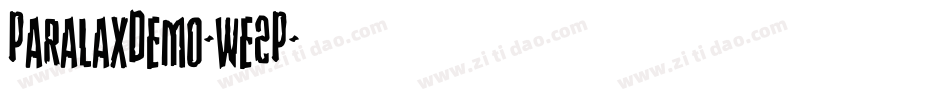 ParalaxDemo-we2P字体转换 ParalaxDemo-we2P字体转换