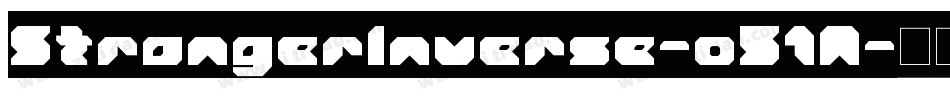 StrangerInverse-o51A字体转换