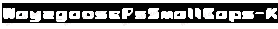 WayzgoosePsSmallCaps-K51A字体转换