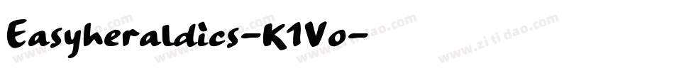 Easyheraldics-K1Vo字体转换 Easyheraldics-K1Vo字体转换