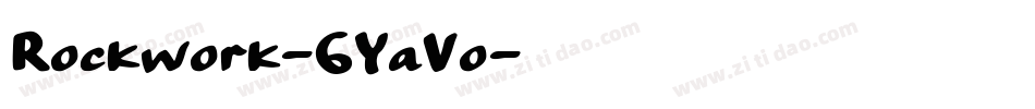 Rockwork-6YaVo字体转换 Rockwork-6YaVo字体转换